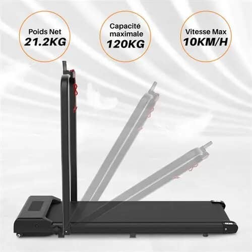 Tapis de course - BIGZZIA - Pliable - Motorisé 10 Km/h – Image 2